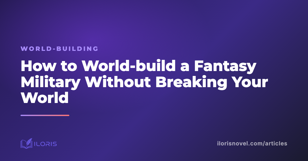 How to World-build a Fantasy Military Without Breaking Your World