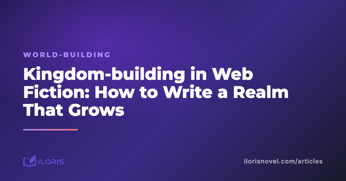 Kingdom-building in Web Fiction: How to Write a Realm That Grows