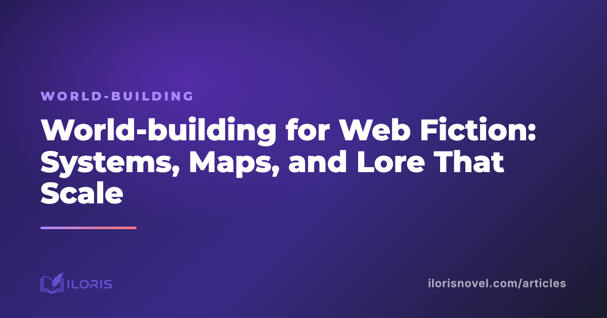 World-building for Web Fiction: Systems, Maps, and Lore That Scale